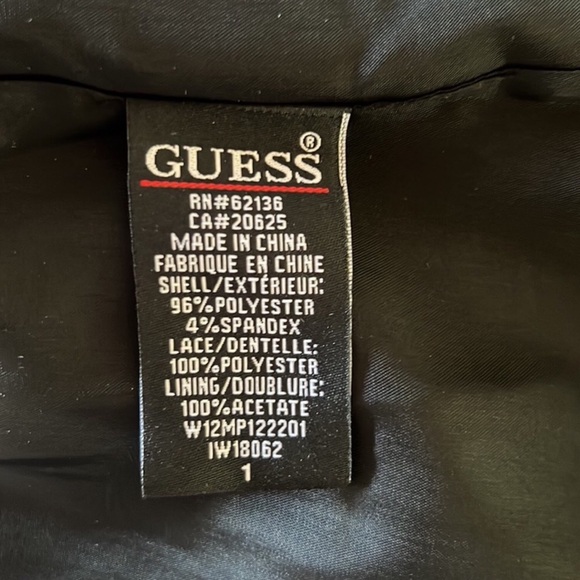 🆕 GUESS SLEEVELESS CORSET LACE DETAIL DRESS 🖤 - Picture 7 of 9